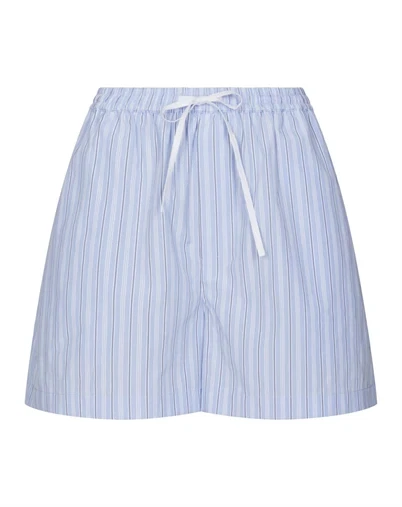 Neo Noir - Camell Stripe Shorts - Light Blue Stripe 